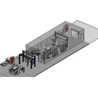Stand de test à rouleaux complet - Salle insonorisée