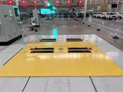 Banc d'essai de freinage à double axe-à servomoteur modulaire, analyseur efficace pour la sécurité des freins des véhicules à plusieurs-essieux